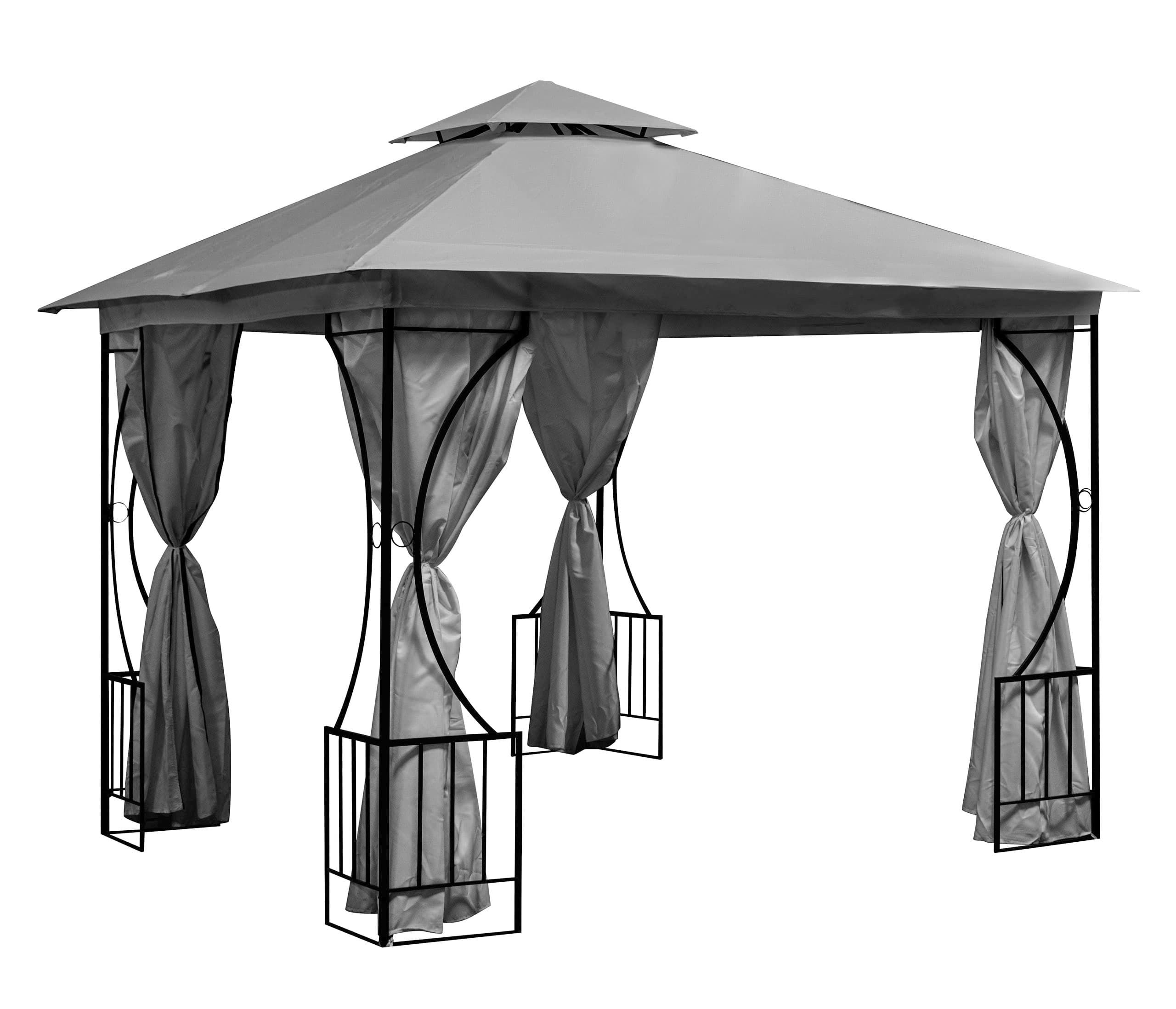 Namiot pawilon ogrodowy 2w1 3x3 m moskitiera i pełne ścianki MultiGarden
