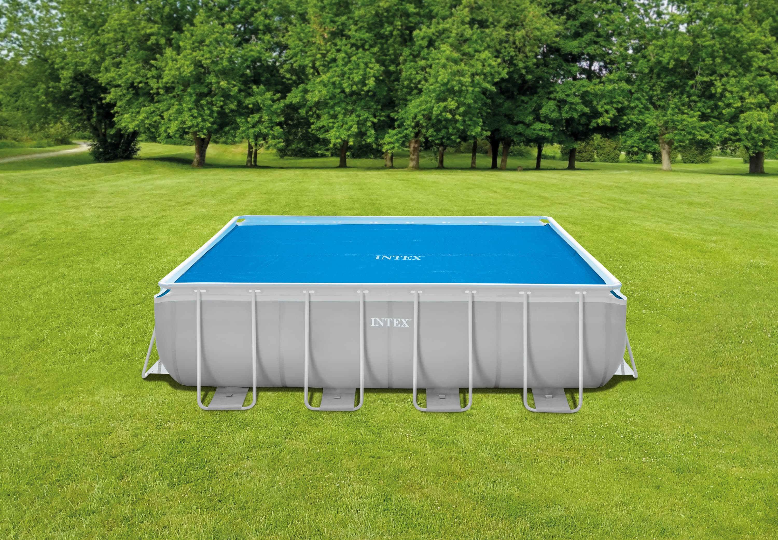 Mata solarna pokrywa do basenu stelażowego 400x200 cm INTEX 28028