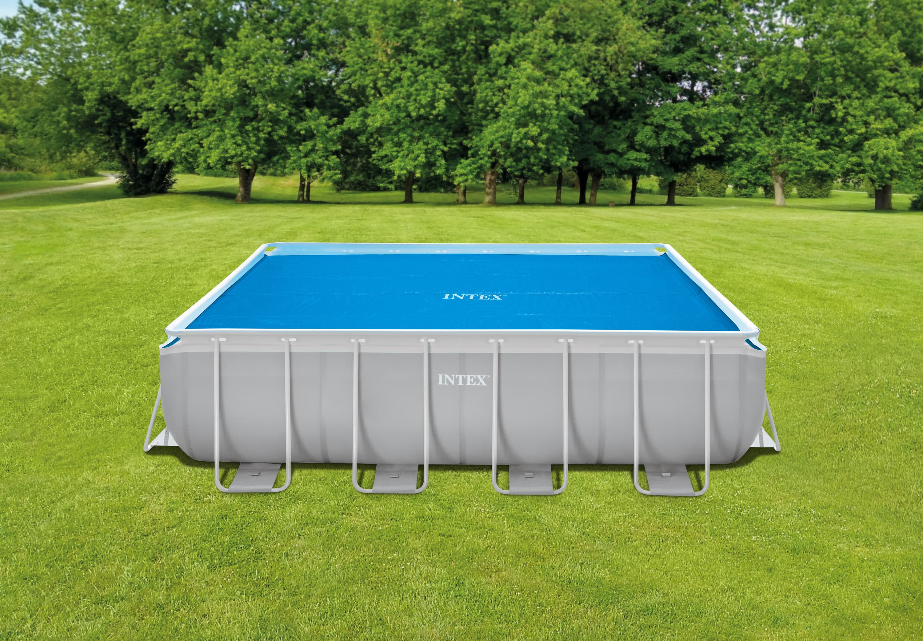Mata solarna pokrywa do basenu stelażowego 488x244 cm INTEX 28029