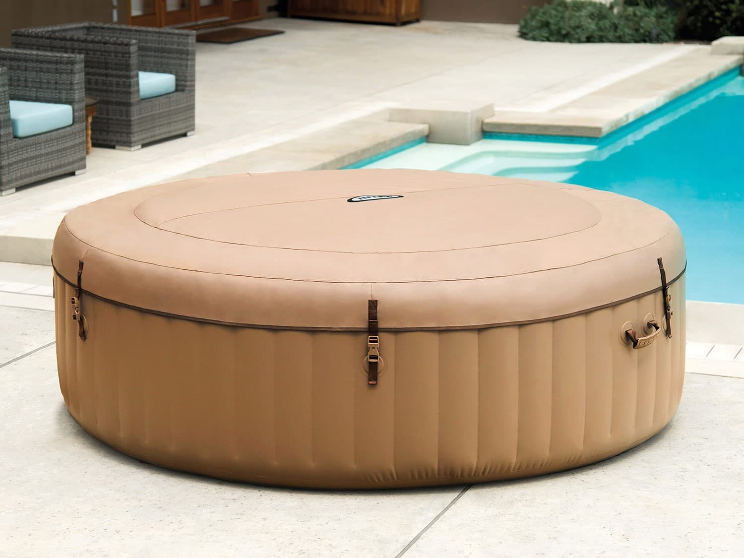Dmuchane jacuzzi hydromasaż 6 os. 216x71 cm akcesoria premium INTEX 28428