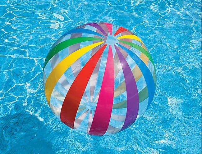 Dmuchana piłka plażowa duża Jumbo 107cm INTEX 59065