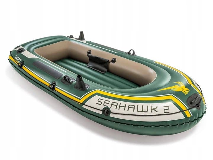 Ponton Seahawk 2 + pompka + 2 wiosła 68347 Intex