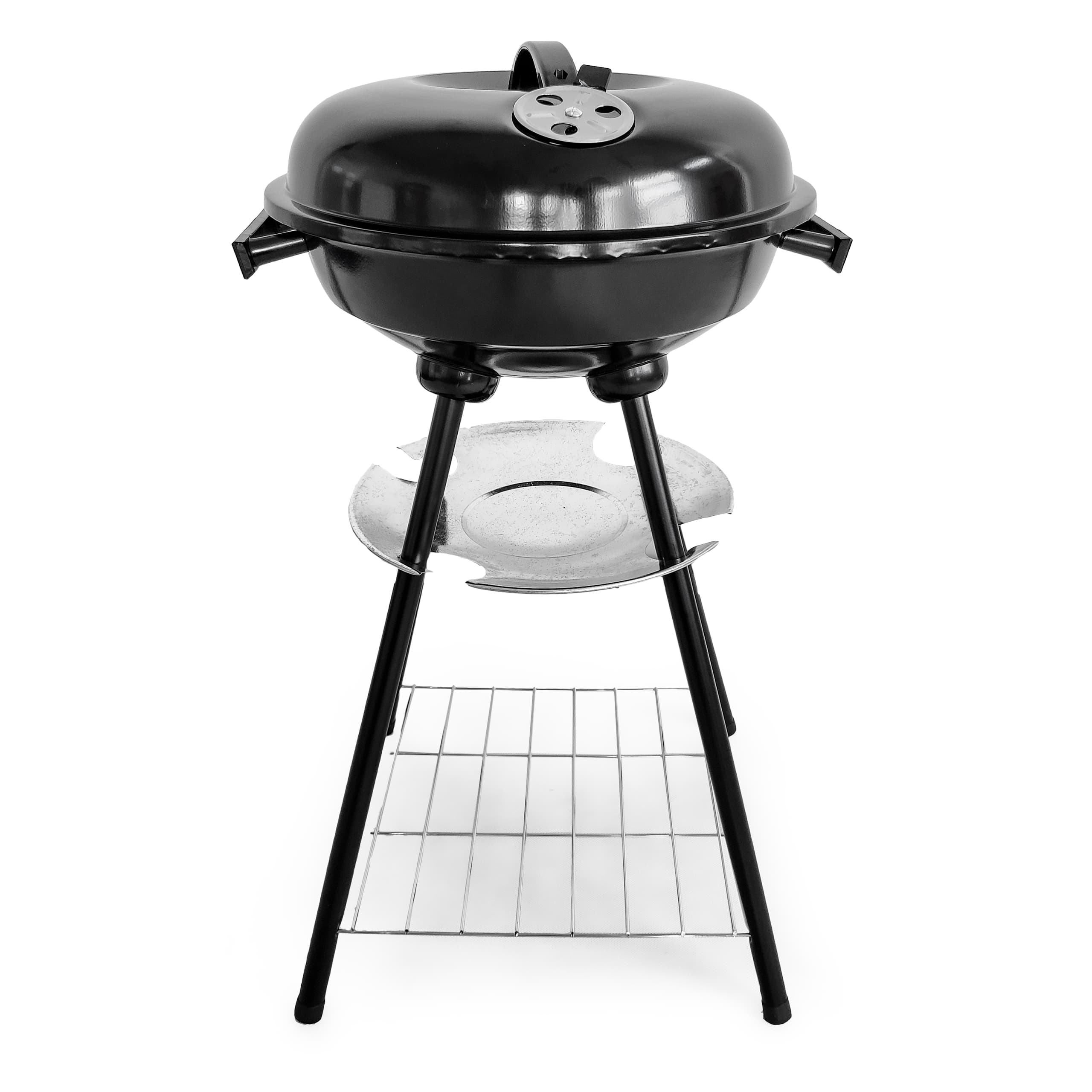 Grill ogrodowy z pokrywą otwór wentylacyjny popielnik półka MultiGarden