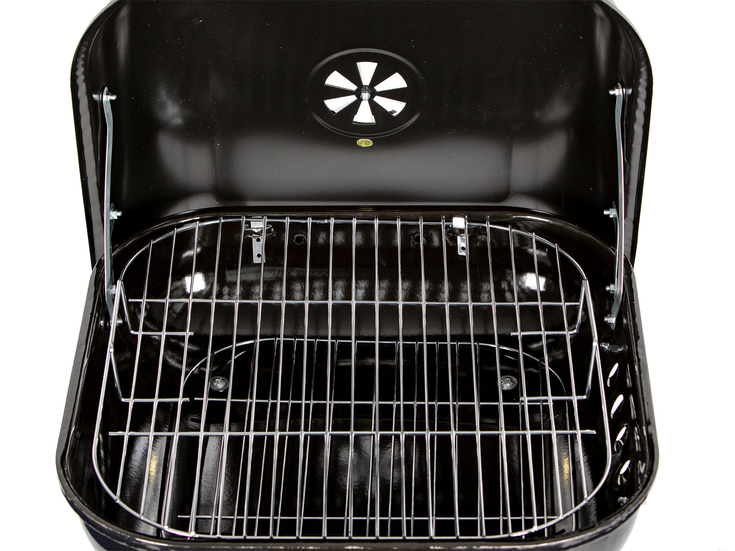 Grill węglowy ogrodowy z pokrywą na zawiasach + kółka MultiGarden