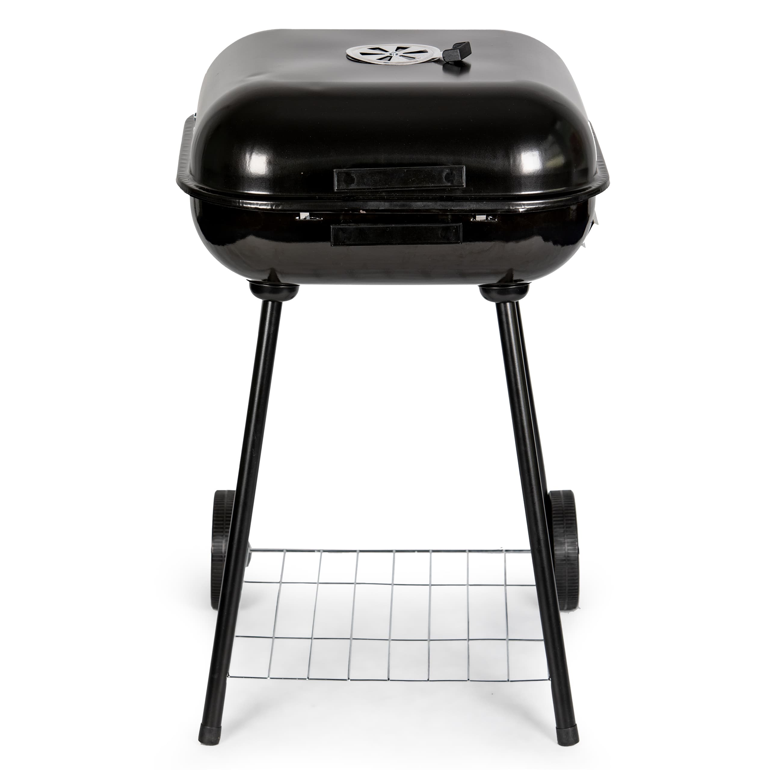 Grill węglowy ogrodowy z pokrywą na zawiasach + kółka MultiGarden
