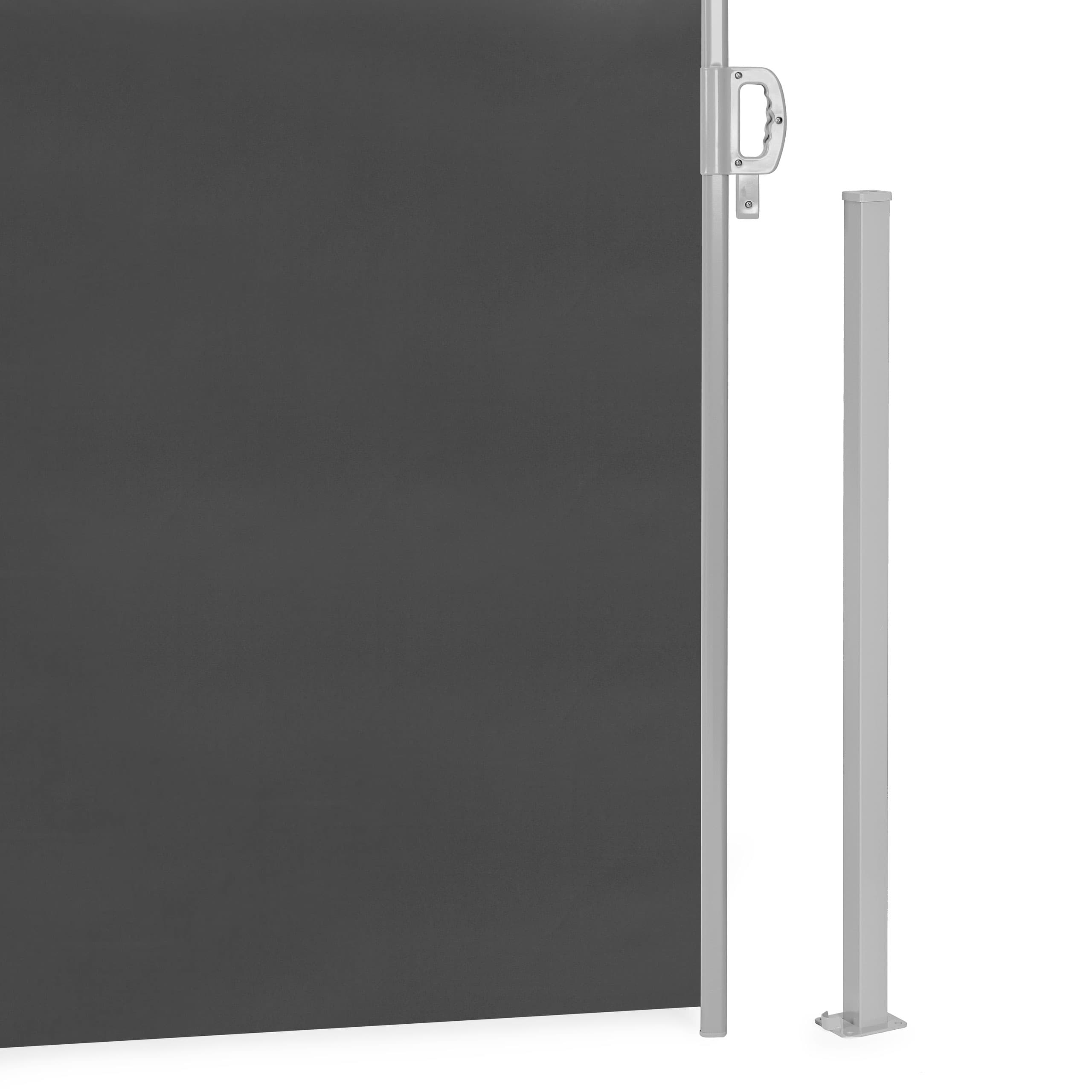 Składana markiza 350x180 cm boczna roleta parawan do ogrodu na taras antracyt MultiGarden