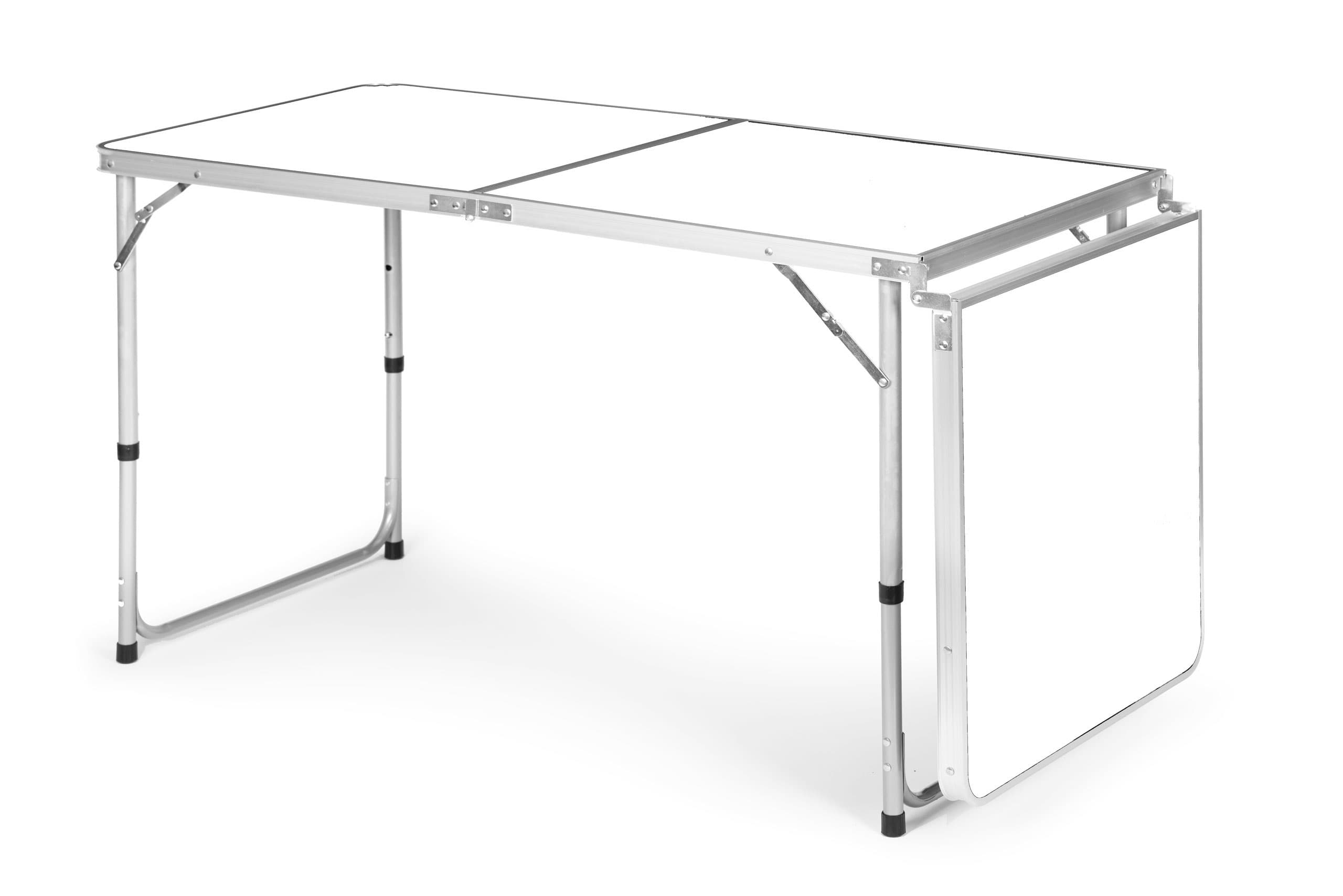Stolik turystyczny stół składany kemping biały blat 180x60 cm MultiGarden