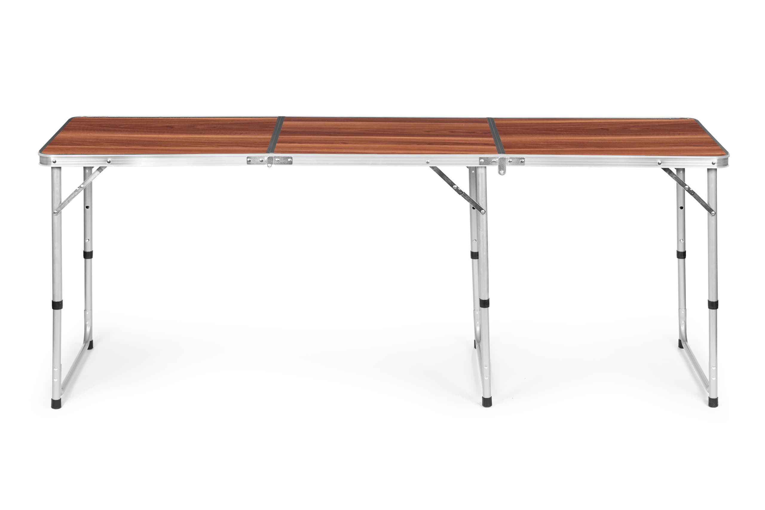 Stolik turystyczny stół składany kemping brązowy blat 180x60 cm MultiGarden