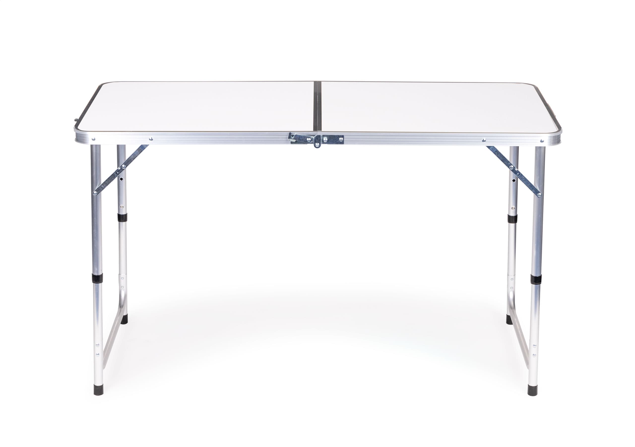Stolik turystyczny stół składany kemping biały blat 120x60 cm MultiGarden