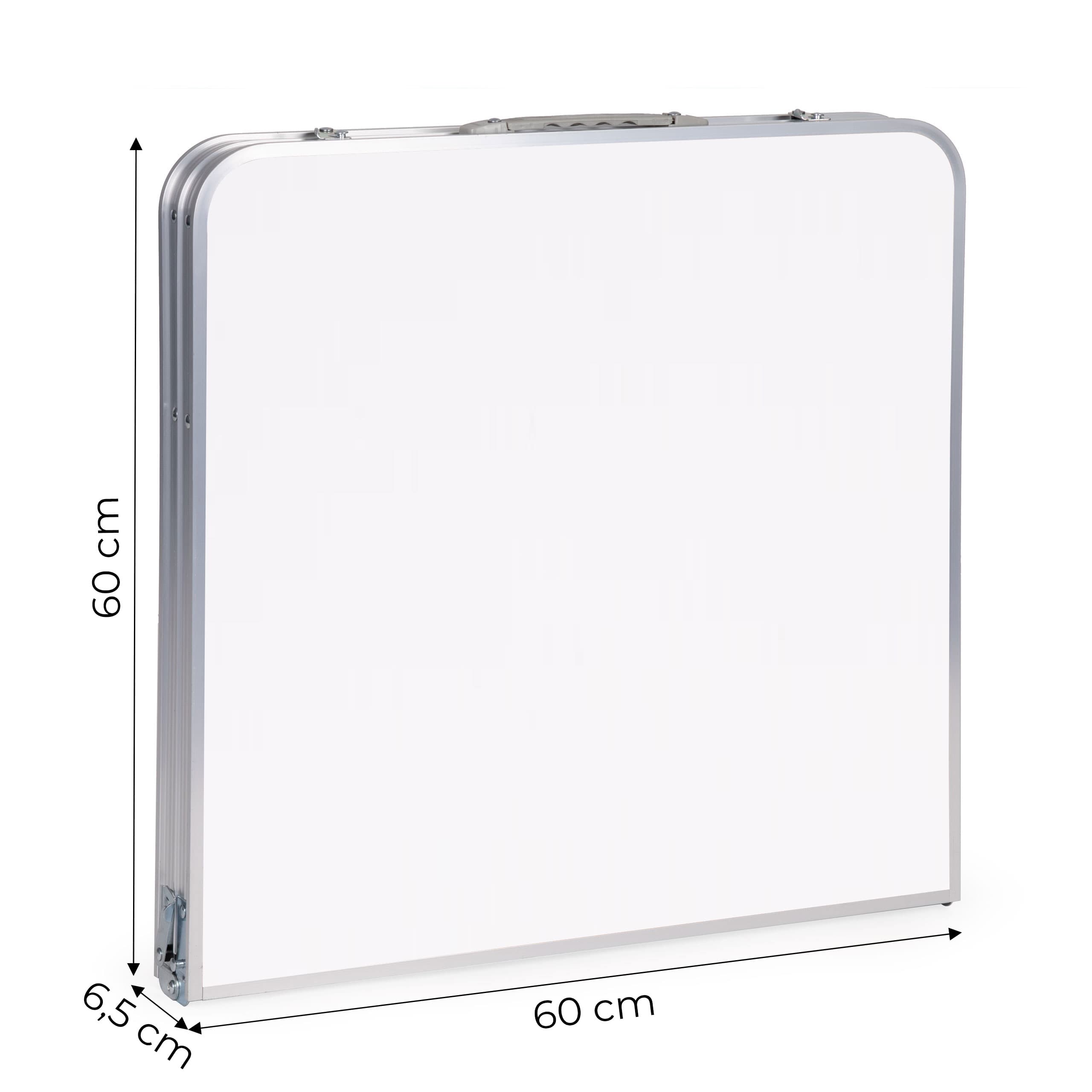 Stolik turystyczny stół składany kemping biały blat 120x60 cm MultiGarden