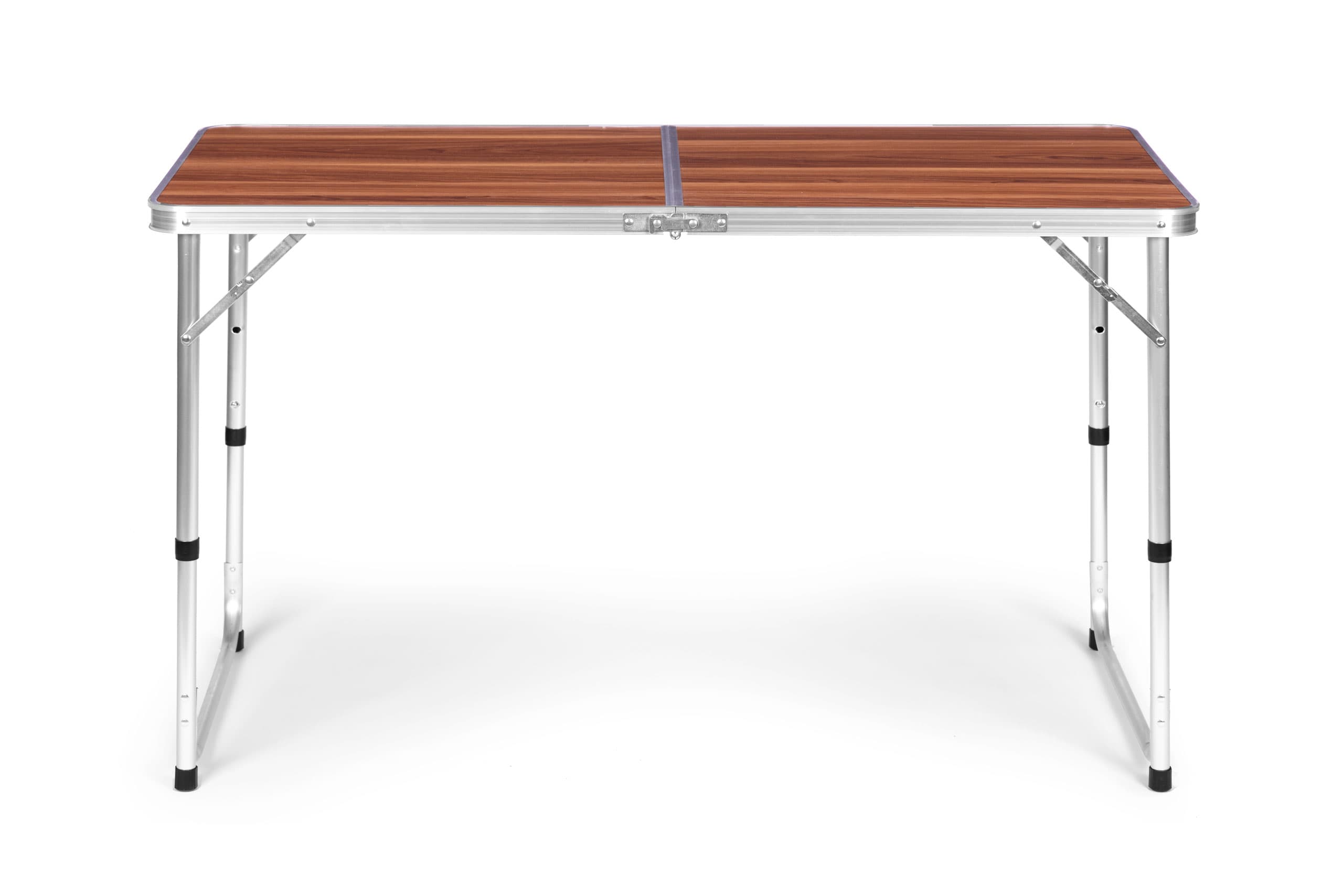 Stolik turystyczny stół składany kemping brązowy blat 120x60 cm MultiGarden