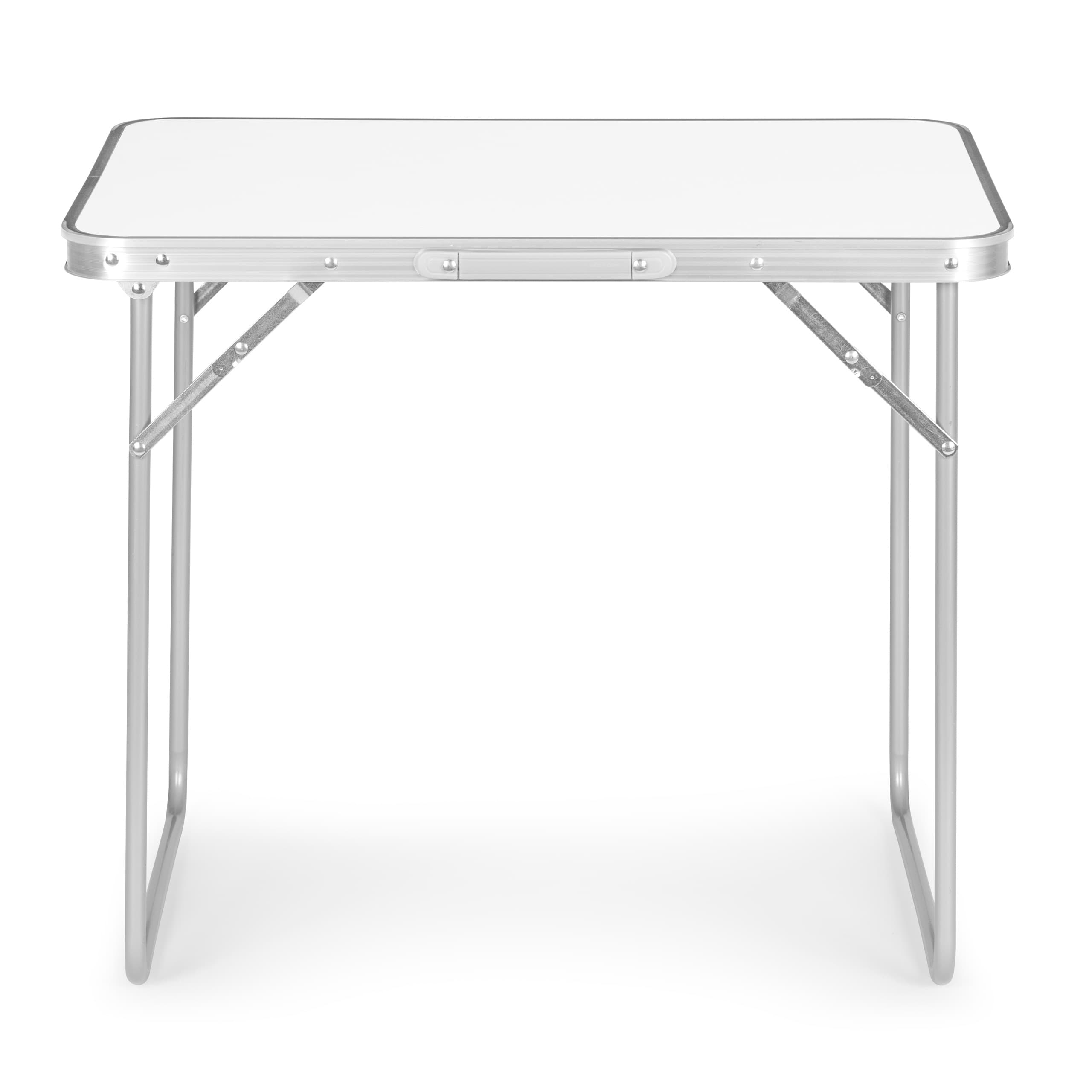 Stolik turystyczny stół piknikowy składany blat 80x60 cm biały MultiGarden
