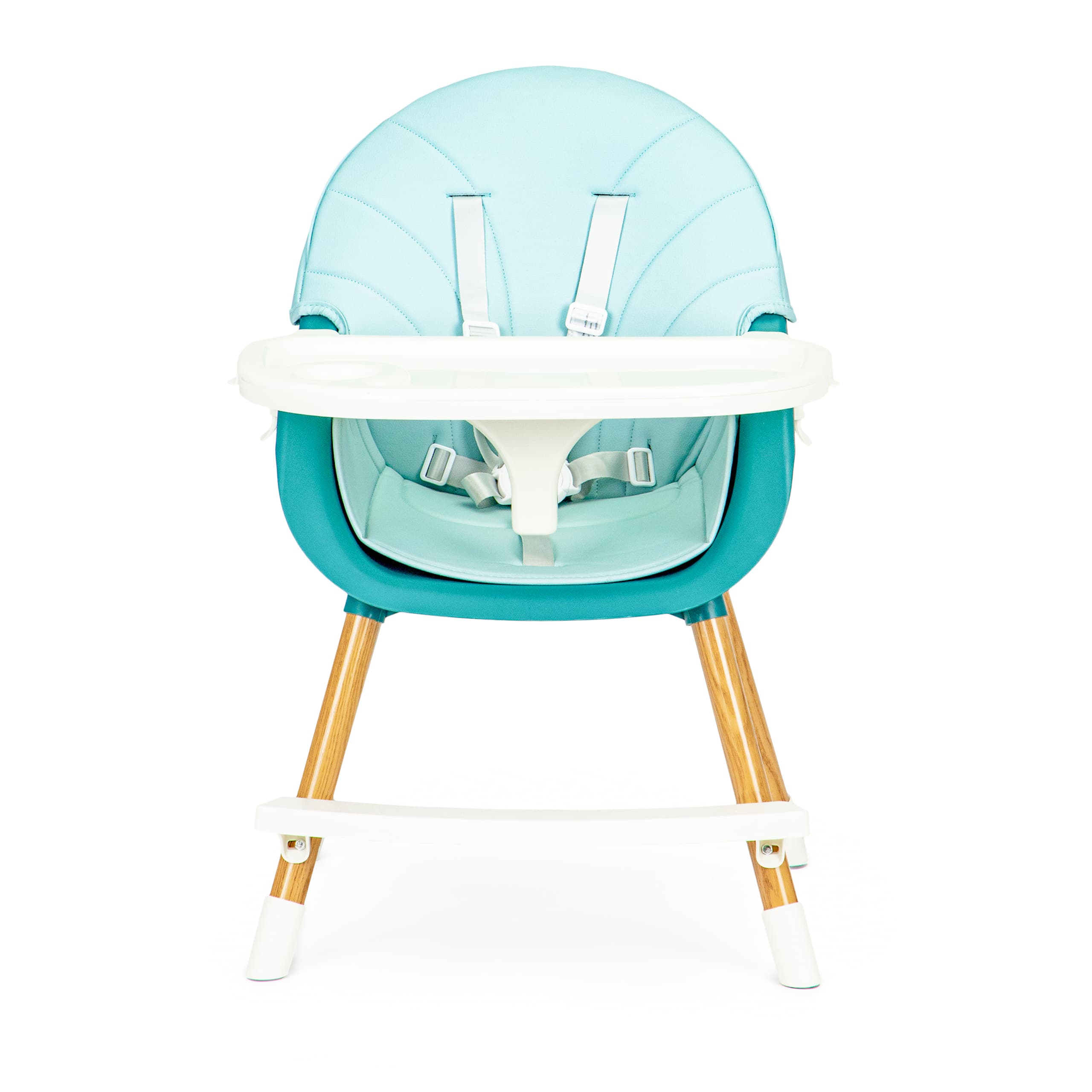 Krzesełko fotelik do karmienia 2w1 niebieskie ECOTOYS